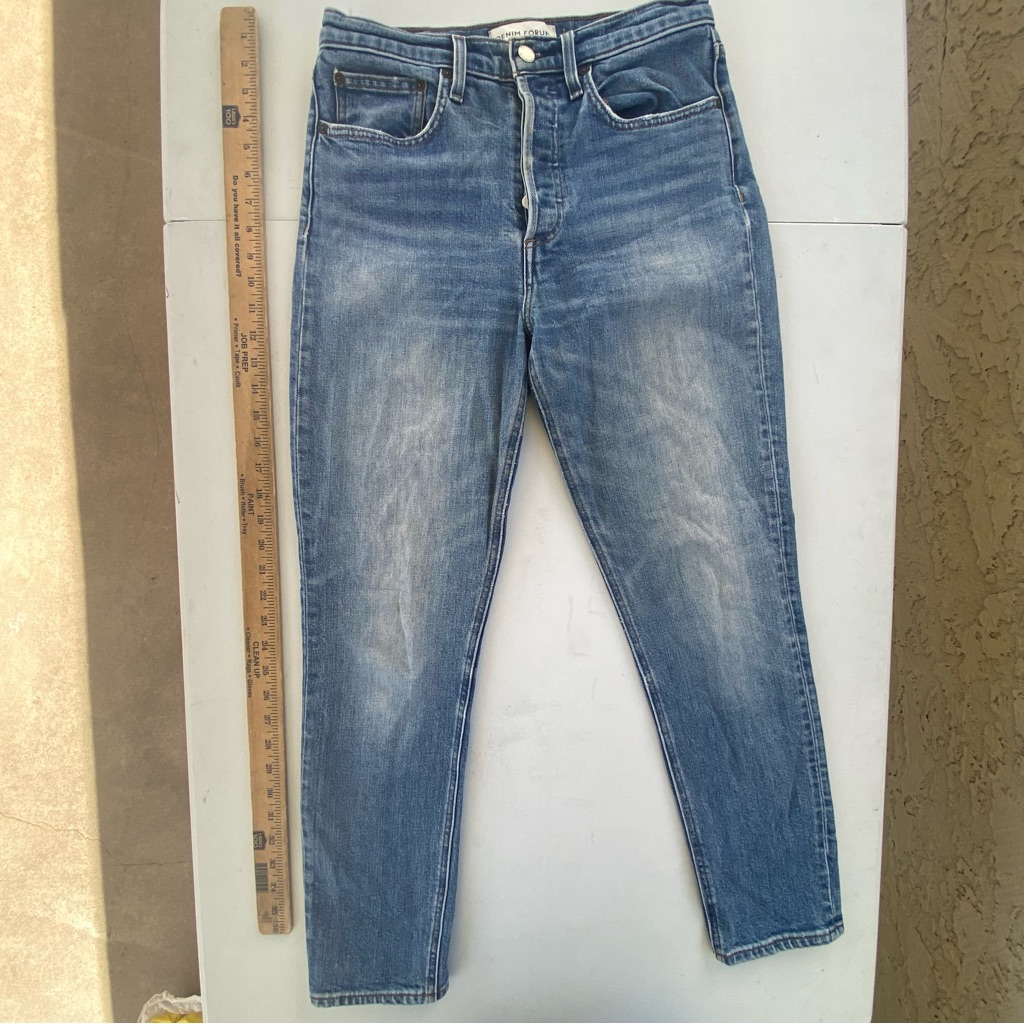 Denim Forum The Yoko High Rise Slim Jeans Women's Size 28 6